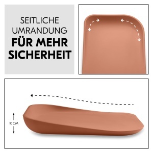 Saltea pentru schimbat bebelusi hauck 70x50 cm, impermeabila, cu suport stabil - Img 5