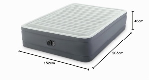 Saltea pneumatica Intex PremAire 152x203 cm, 2 persoane, cu pompa electrica integrata - Img 8