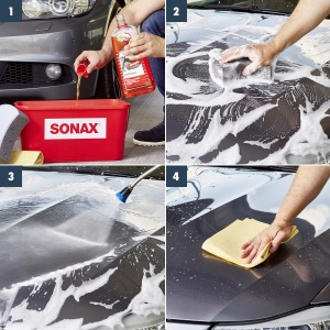 Sampon auto concentrat SONAX 2 litri, pH neutru, fara fosfati - Img 5