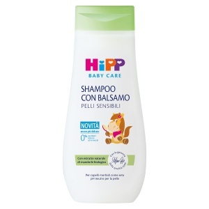 Sampon pentru copii HiPP Baby Care cu balsam, 200 ml, pentru par sensibil
