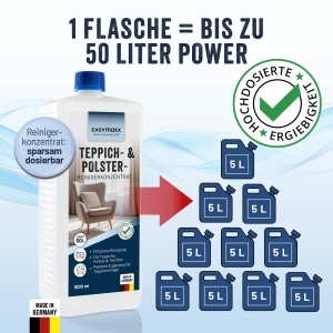 Sampon pentru Covor CLEANmaxx 1000 ml Formula Speciala pentru Pete si Mirosuri - Img 4