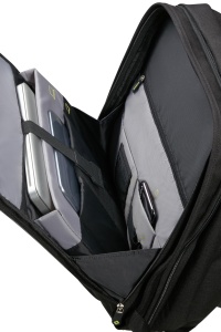 Samsonite Securipak - Rucsac de calatorie extensibil 15.6 inches, 45 cm, 25.5/30 L, negru (otel negru) - Img 3