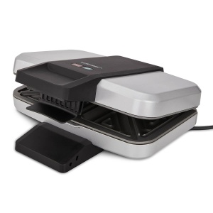 Sandwich maker Cloer 6259 900 W pentru 2 paine prajita impartite in diagonala paine prajita americana umpluturi XXL argintiu - Img 6