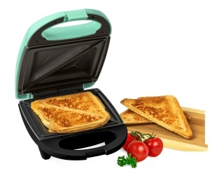 Sandwich Maker Nostalgia MyMini, Antiaderent, Mint, Compact - Img 4