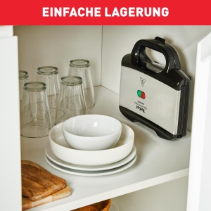 Sandwich maker Tefal, placi antiaderente, depozitare verticala, siguranta termica - Img 3