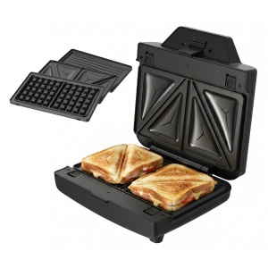 Sandwichera Taurus Miami Legend 900W 3 Placi Detasabile Inox