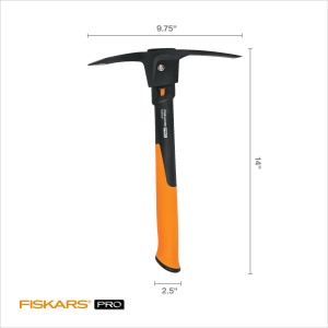 Sapa Fiskars Pro IsoCore 0,7 kg, cu sistem de control al socurilor, portocalieneagra - Img 7