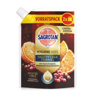 Sapun lichid Sagrotan Frosty Citrus, 6 x 500 ml, editie limitata - Img 2