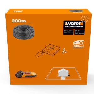 Sarma de delimitare pentru gazon WORX WA0177, 200m, robusta - Img 2