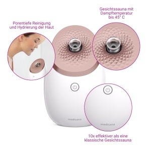 Sauna faciala Medisana DS 600 cu tehnologie UV, 115 ml, functie de temporizare - Img 4