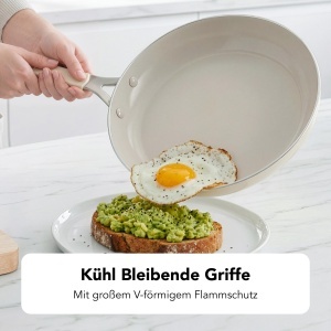 Sauteuse KitchenAid 28 cm, 4,28 L, Negru, Antiaderent, Inductie - Img 3