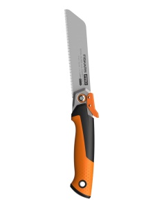 Saw pliabila Fiskars Pro, lungime lama 15 cm, 19 TPI, negruorange