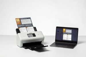 Scanner documente Brother ADS-4550W, duplex, 35 paginimin, alb - Img 4