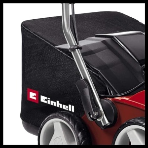 Scarificator-aerator electric Einhell GE-SA 1435 (1400W, latime de lucru de 35 cm, adancime de lucru de pana la 3-9 mm, inaltime reglabila 1400W) ghidon, geanta de colectare 28L, incl. rola ventilator) - Img 10