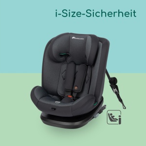 Scaun auto Bebeconfort EverFix i-Size, 15 luni - 12 ani, 9-36 kg, Negru - Img 6
