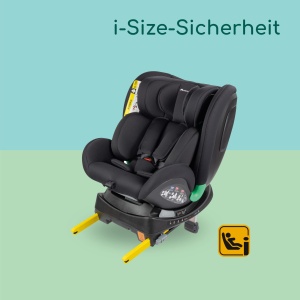 Scaun Auto Bebeconfort EvolveFix Plus i-Size, 0-12 ani, 40-150 cm, Negru - Img 6