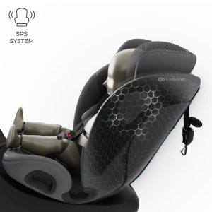 Scaun auto copii Kinderkraft I-GROW 2 PRO, 0-36 kg, rotire 360, gri - Img 8