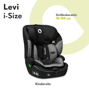 Scaun auto copii Lionelo Levi i-Size 76-150 cm reglabil pe inaltime spuma cu memorie protectie laterala - Img 2
