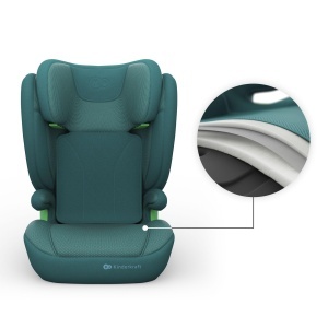 Scaun Auto Kinderkraft JUNIOR FIX2 PRO, 15-36kg, I-SIZE, Verde, cu Isofix - Img 12