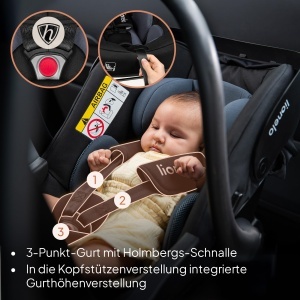 Scaun Auto Lionelo Astrid i-Size 40-87 cm Siguranta Avansata si Confort - Img 5