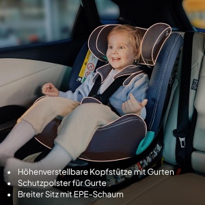 Scaun auto Lionelo Bastiaan i-Size 360, pentru copii 40-150 cm, cu ISOFIX - Img 8