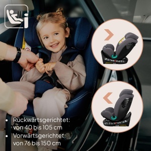 Scaun auto Lionelo Bastiaan i-Size 360 rotativ, 40-150 cm, ISOFIX - Img 5