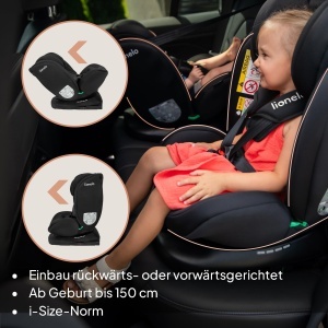 Scaun auto Lionelo Bastiaan i-Size 360deg ISOFIX Top Tether 0-36 kg - Img 5