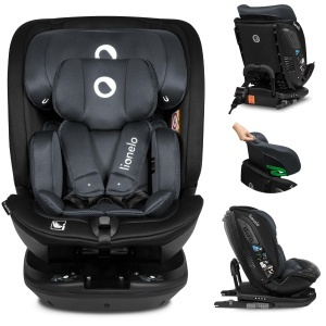 Scaun Auto Lionelo Bastiaan RWF 0-36 kg Rotire 360deg ISOFIX i-Size R129