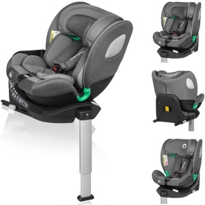 Scaun Auto LIONELO BRAAM i-Size 360 Rotativ pentru Copii 0-36kg, ISOFIX, Ajustabil