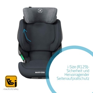 Scaun auto Maxi-Cosi Kore i-Size, 3,5-12 ani, ISOFIX, Ajustabil, Graphit - Img 5