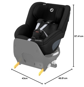 Scaun auto Maxi-Cosi Pearl 360, 61-105 cm, Negru - Img 14