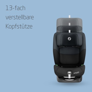 Scaun auto Maxi-Cosi Titan S i-Size 15 luni-12 ani ISOFIX Tonal Black - Img 6