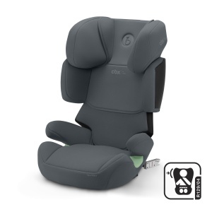 Scaun auto pentru copii CBX by CYBEX Solution X i-Fix, 3-12 ani, 15-50 kg, Gri - Img 2