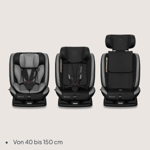 Scaun auto pentru copii LIONELO AART i-Size, 40-150 cm, cu suport pentru spate si ajustare cap - Img 2