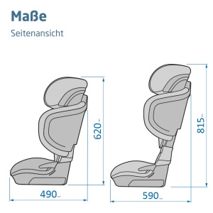 Scaun auto pentru copii Maxi Cosi Tanza B, 100-150 cm, Compact, Usor, Truffle - Img 8