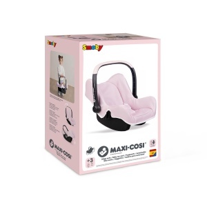 Scaun auto pentru papusi Smoby Maxi-Cosi, cu maner ajustabil, 42 cm - Img 4