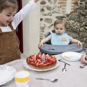 Scaun de masa 2-in-1 Bebeconfort Meely, reglabil, 6 luni3 ani, Dark Grey - Img 9
