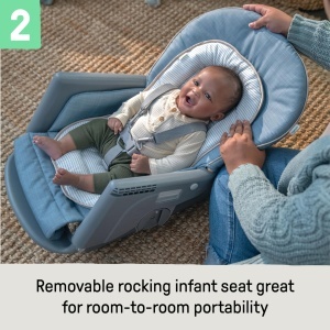 Scaun de masa Ingenuity Proper Positioner Deluxe - 7 in 1, Unisex, pentru 0-36 luni - Img 9