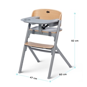 Scaun de masa Kinderkraft LIVY, 4in1, Ergonomic, Capacitate 110 kg, Design Minimalist - Img 6
