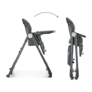 Scaun de masa Kinderkraft TULO 3-in-1, 5 inaltimi, gri - Img 4