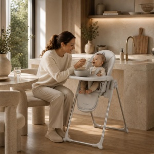 Scaun de masa pentru copii Maxi-Cosi Ava, 0-3 ani, 15 kg, Bej Elegance - Img 12