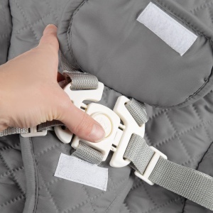 Scaun de masa pentru copii Roba Born Up 2in1, cu suport pentru nou-nascuti, culoare anthrazit - Img 3