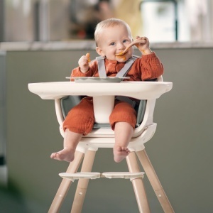 Scaun inalt pentru copii Maxi-Cosi Moa 4 in 1 care creste odata cu copilul, 6 luni-7 ani, 0-25 kg, scaun inalt reglabil pentru copii, transformabil intr-un scaun inaltator, un scaun si o masuta cu scaun, Beyond White - Img 7