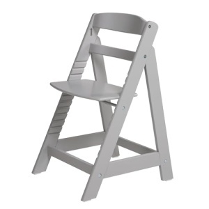 Scaun inalt pentru copii roba Sit Up III reglabil din lemn taupe pana la 50 kg - Img 4
