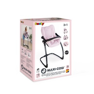 Scaun multifunctional pentru papusi Smoby Maxi-Cosi 3-in-1 transformabil pentru copii 3 - Img 7