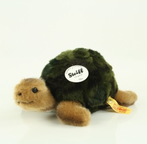 Schildkrote de Plus Steiff 068485, 20 cm, Verde, Moale si Cuddly - Img 4