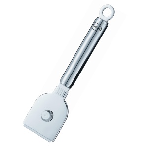 Schimbator de lame pentru plite ceramice ROSLE Reiniger din inox cu maner ergonomic si lame interschimbabile