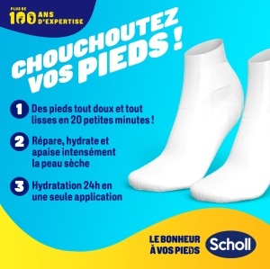 Scholl Masca de Picioare cu Miere si Ulei de Migdale Hidratanta 20 Min - Img 3