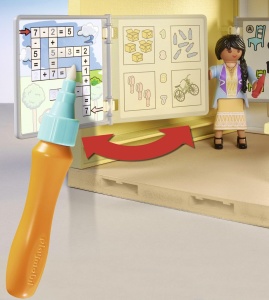 Scoala Mare Playmobil 71327 cu Tabla Interactiva pentru Copii de la 5 Ani - Img 7