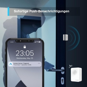 Sensor de contact inteligent TP-Link Tapo T110, durata baterie 1 an, notificari instantanee - Img 4